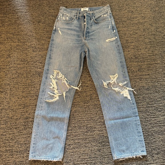 AGOLDE 90s Mid Rise Straight Fit Jeans - Picture 2 of 13